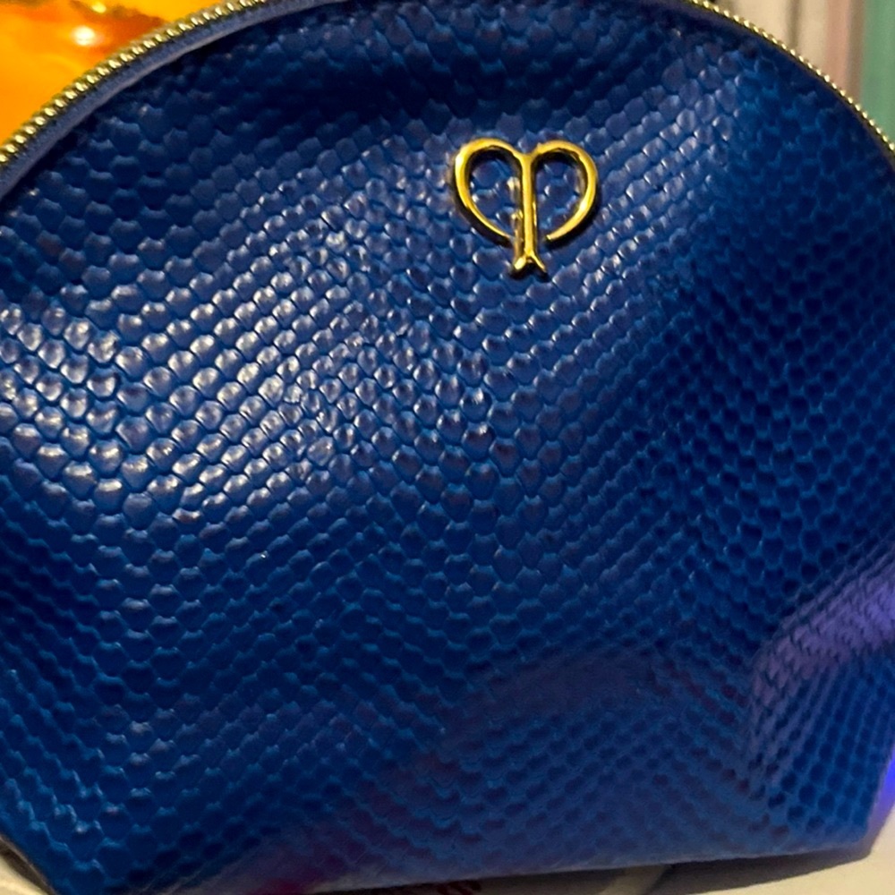 Blue Textured Women's Bag